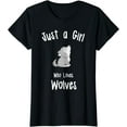 thumbnail image 1 of Wolf Shirt for Girls | Girls Wolf T-Shirt, 1 of 3