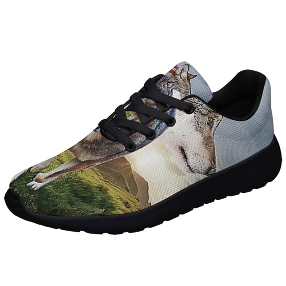 Wolf Shoes Sneakers Black Size 9.5