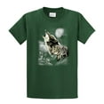 thumbnail image 1 of Wolf Short Sleeve T-shirt Wolves in The Wild Howling-Forest-XL, 1 of 4
