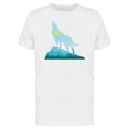 thumbnail image 1 of Wolf Silhouette And Landscape Tee Men's -Image by Shutterstock, 1 of 2