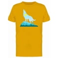 thumbnail image 1 of Wolf Silhouette And Landscape Tee Men's -Image by Shutterstock, 1 of 2