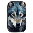 thumbnail image 1 of Wolf Soft Comfortable Furry Printed Car Armrest Cover 12.5x8.2 Inch - Armrest Accessories Car Armrest Mat, 1 of 6