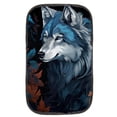 thumbnail image 1 of Wolf Soft, Comfortable, Furry, Printed Car Armrest Pad Cover - 12.5x8.2 Inch, 1 of 6