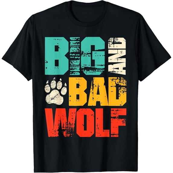 Spectrum Wolves Wolf Spirit Big and Bad Wolf Wolf Pack Funny Wolves T-Shirt - Walmart.com