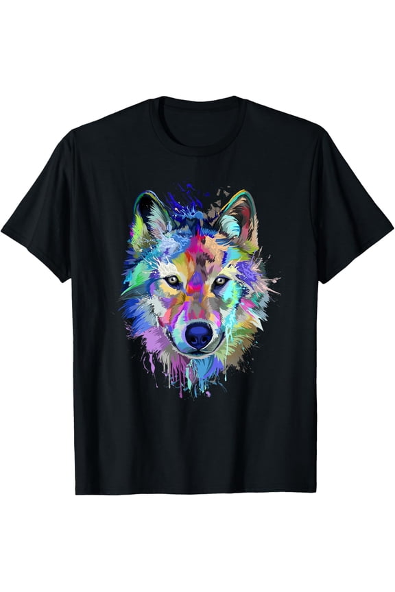 Animal Face | Wolf Lover Mens T-Shirt