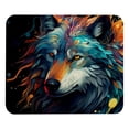 thumbnail image 1 of Wolf Square Desk Pad Mouse Mat Gaming Mousepad, 8.3x9.8 Inch, Non-Slip Rubber Bottom, Printed, Suitable for Office and Gaming, 1 of 6