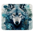 thumbnail image 1 of Wolf Square Mouse Pad, 8.3x9.8 Inch, Non-Slip Rubber Bottom, Printed Desk Mat for Office and Gaming, 1 of 6