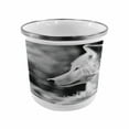 thumbnail image 1 of Wolf Steel Camping Mug, Animal Profile Portrait in the Nature Wildlife Carnivore Greyscale Canine Photography, Printed Thermal Cup for Camping and Outdoor Activities, by Ambesonne, 1 of 2