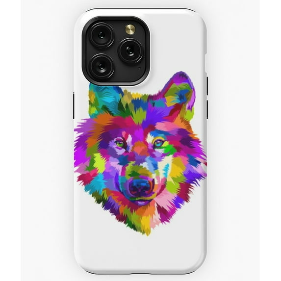 Wolf Summer Color Zoo Animal Art G309 Phone Case for iPhone17 16 15 14 13 12 11 Pro Max