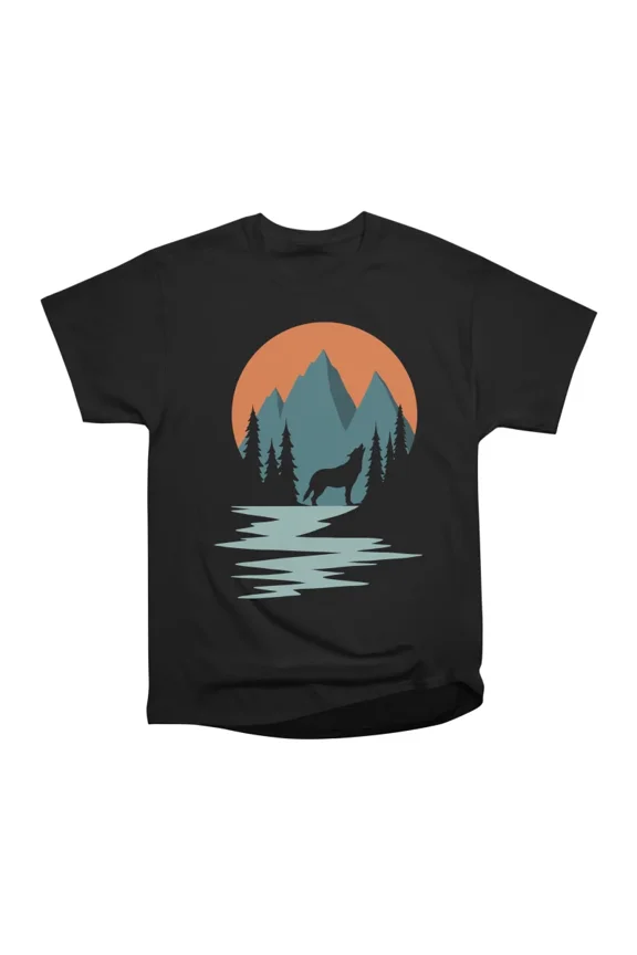 Wolf T-Shirt Tee Gift For Him Merch For Her Apparel For Friend 10