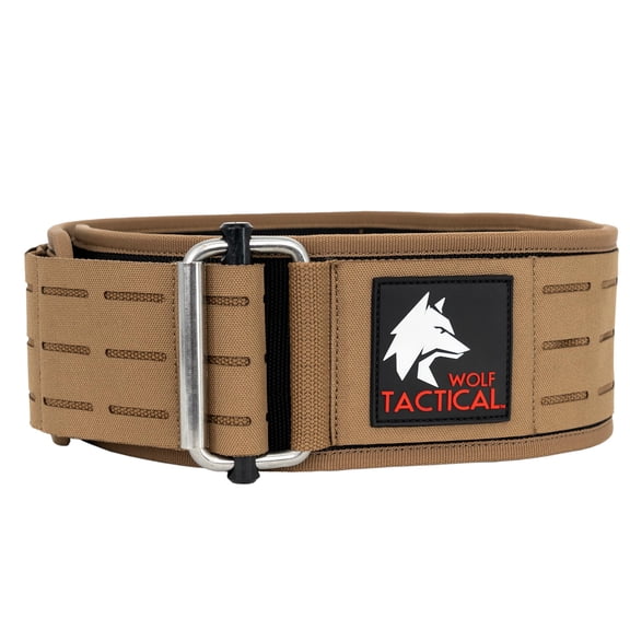 Wolf Tactical Weight Lifting Belt Weight Belt for Men, Weightlifting Belt for Powerlifting, Deadlift, Squats, Workout Belt Gym Belts for Men, Tan, M
