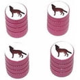 thumbnail image 1 of Wolf Tire Rim Wheel Aluminum Valve Stem Caps, Multiple Colors, 1 of 1