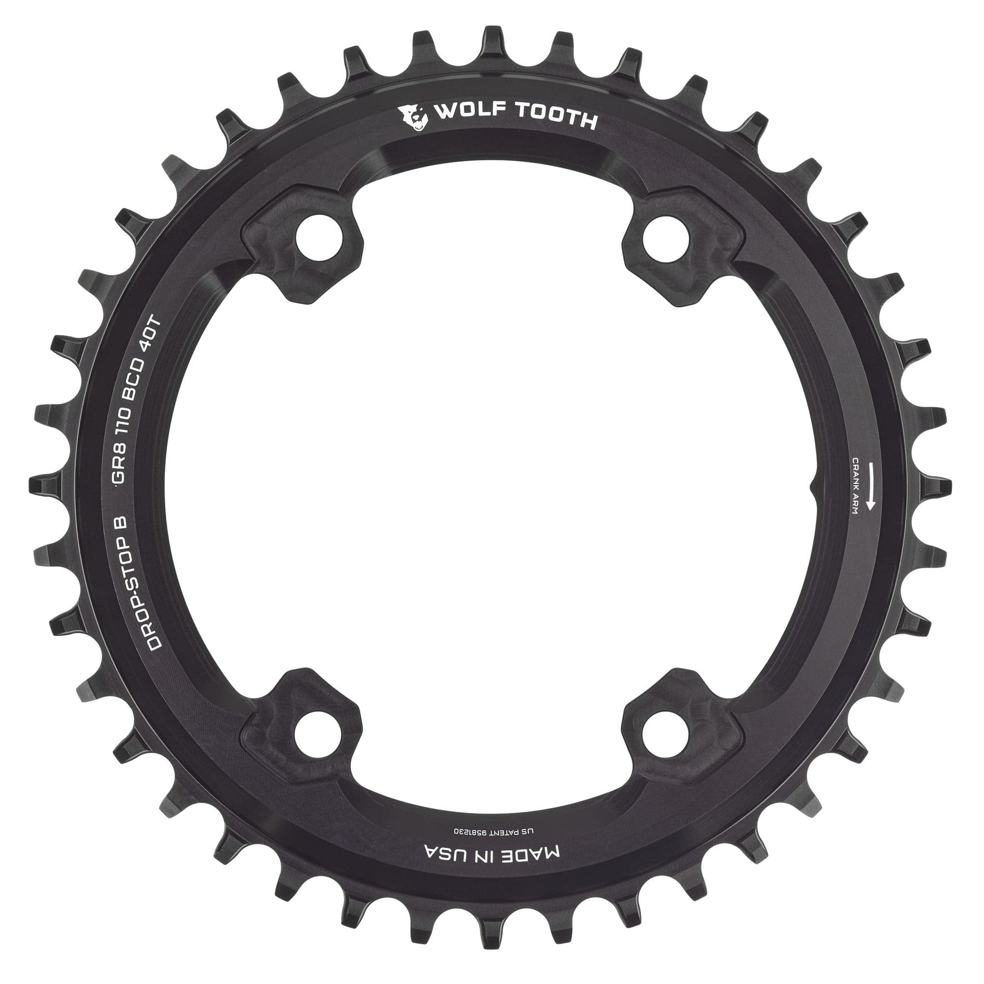 Wolf Tooth Shimano 110 Asymmetric BCD Chainring - 44t 110