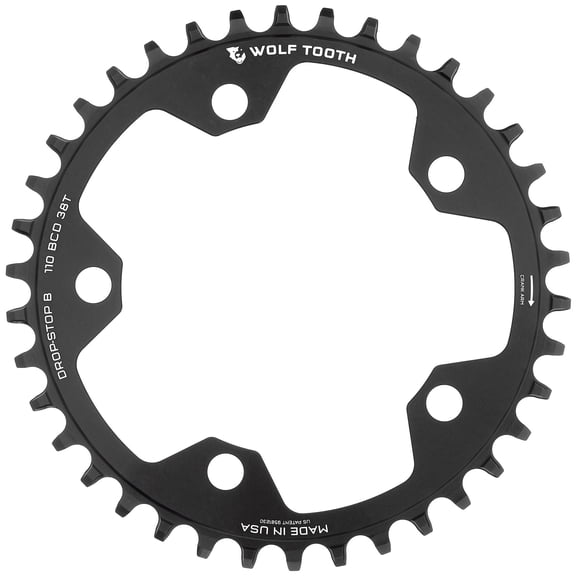 Wolf Tooth 110 BCD Chainring - Tooth Count: 38 Chainring BCD: 110