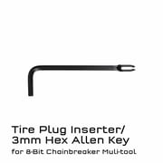 Wolf Tooth 8-Bit System Replacement Parts 8-Bit Chainbreaker Tire Plug Inserter/3mm Allen Key