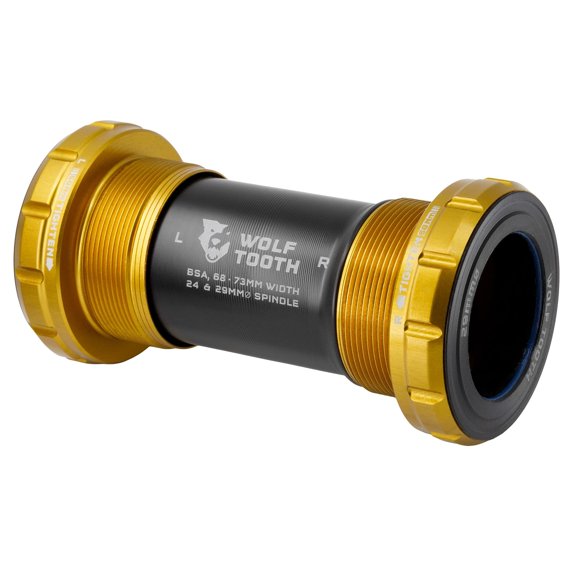 Wolf Tooth BSA Bottom Bracket 29mm Gold