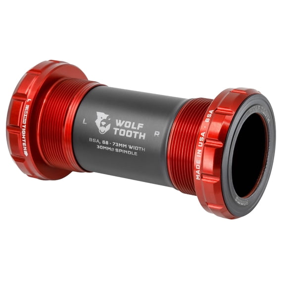 Wolf Tooth BSA Bottom Bracket 30mm Red