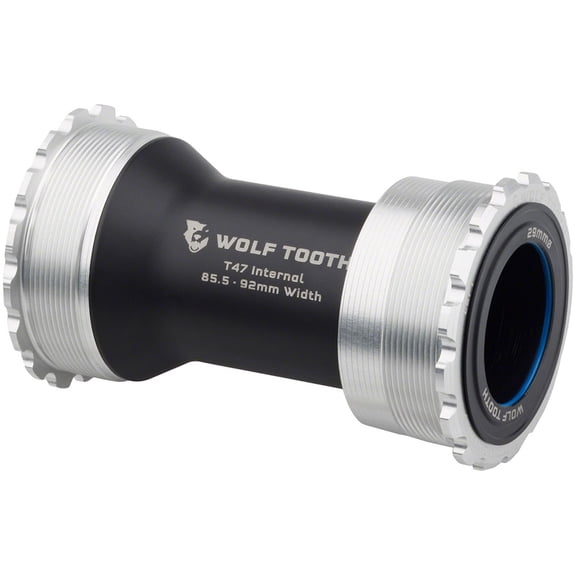 Wolf Tooth Bottom Bracket - T47 Inboard, 85.5/92mm, For 29mm Spindle, Raw Silver