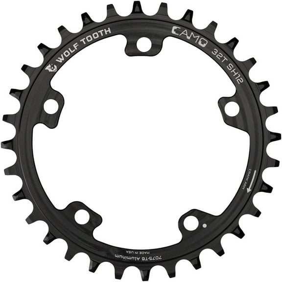 Wolf Tooth Chainring 30t CAMO Mount Requires 12-Speed Hyperglide+ Aluminum
