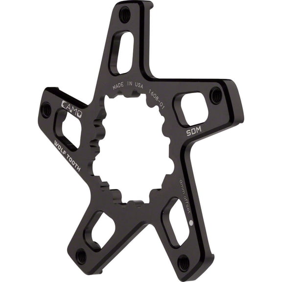 Wolf Tooth CAMO SRAM Direct Mount Spider M8 BB30 for 49mm Chainline 6mm Offset