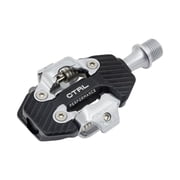 Wolf Tooth CTRL Trail Performance Clipless Pedals - Dual Sided Clipless, Alloy, 9/16", Black, Pair, Shimano SPD