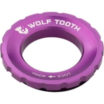 Wolf Tooth CenterLock Rotor Lockring - External Splined, Ultraviolet Purple