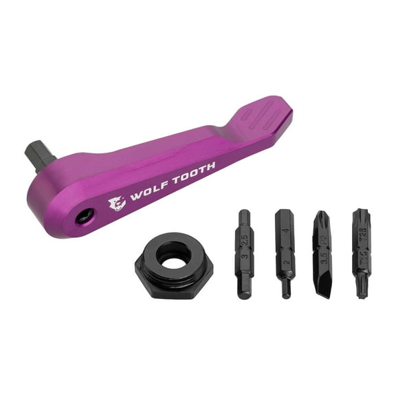 Wolf Tooth Components Axle Handle Multi-Tool, Purple NLA