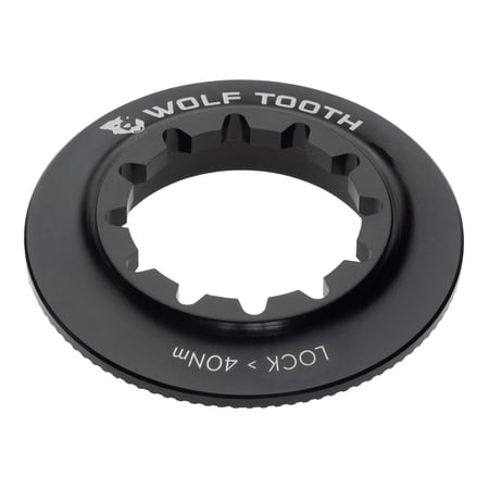 Wolf Tooth Centerlock Rotor Lockring - Internal Spline Centerlock Rotor Lockring - Internal Spline Black