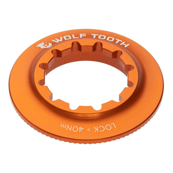 Wolf Tooth Centerlock Rotor Lockring - Internal Spline Centerlock Rotor Lockring - Internal Spline Orange