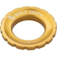 thumbnail image 1 of Wolf Tooth Components Centerlock Rotor Lockring, Gold, 1 of 2