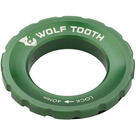 Brake Part Wolf Tooth Centerlock Lockring Green