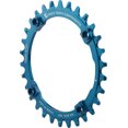 thumbnail image 1 of Wolf Tooth 104 BCD Chainring - 34t, 104 BCD, 4-Bolt, Drop-Stop, Blue, 1 of 2