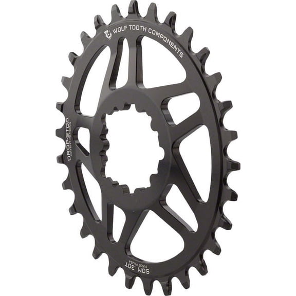 Wolf Tooth Components Powertrac Elliptical  Drop-Stop Chainring: 30T for SRAM