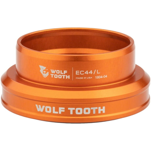 Wolf Tooth Wolf Tooth Premium EC Headsets - External Cup Lower EC44/40 Orange