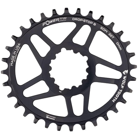 Wolf Tooth Components Elliptical 3-Bolt Boost Chainring (DropStop-B), 30T, B
