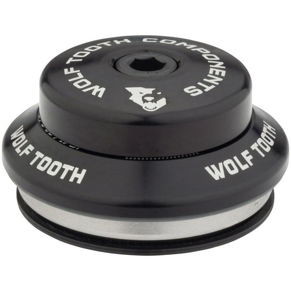 Wolf Tooth IS41 28.6 Upper Headset 7mm Stack Black Includes Stem Cap Star Nut