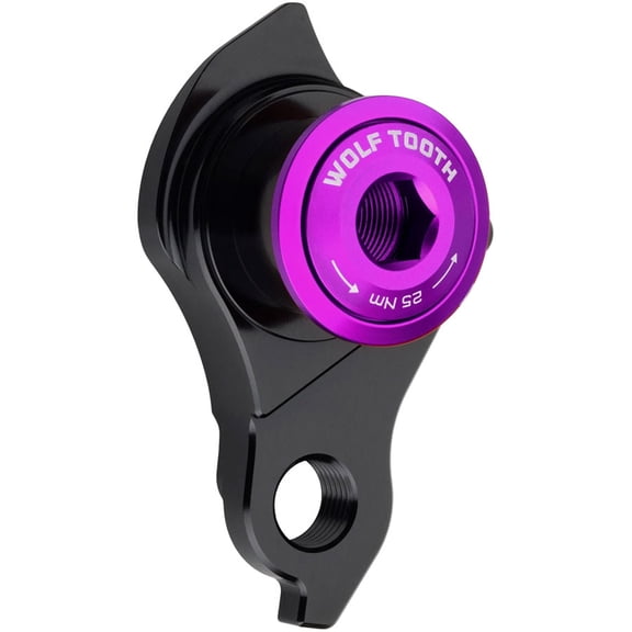Wolf Tooth Components Universal Derailleur Hanger (UDH), Ultraviolet Purple