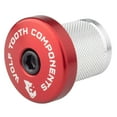 thumbnail image 1 of Wolf Tooth Compression Plug with Integrated Spacer Stem Cap, Red, 1 of 7