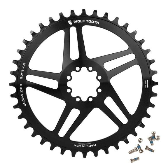 Wolf Tooth SRAM 8-Bolt Direct Mount Chainrings Direct Mount - Tooth Count: 40 Offset: 6