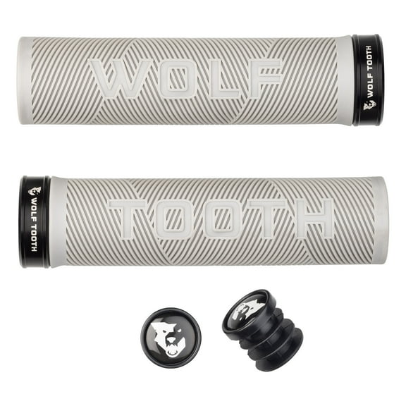 Wolf Tooth Echo Lock-On Grips - Colors Gray