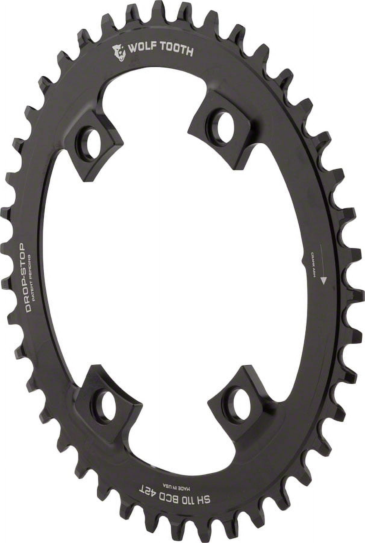 Wolf Tooth Elliptical Shimano 110 Asymmetric BCD Chainring Tooth