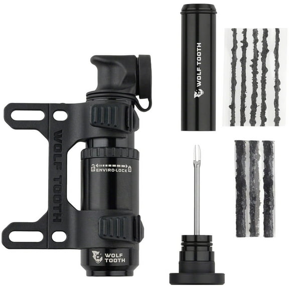 Wolf Tooth EnCase Pump - 30cc with Tubeless Tire Plug Tool