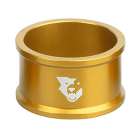 Wolf Tooth Precision Headset Spacers - 1 1/8 steerer, 20mm, 9g, Gold