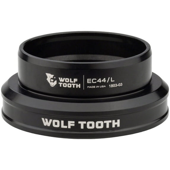 Wolf Tooth Premium Headset - EC44/40 Lower, Black Stainless Steel Bearings