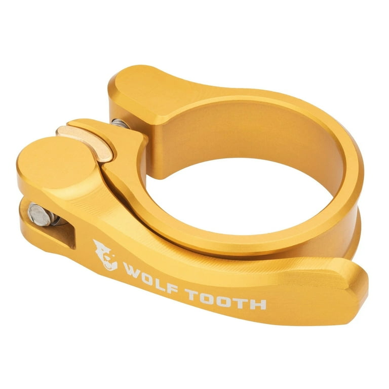 Wolf Tooth QR Quick Release Seatpost Clamp 29.8mm Gold Walmart