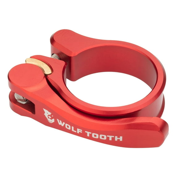 Wolf Tooth QR Quick Release Seatpost Clamp - 31.8mm, Red