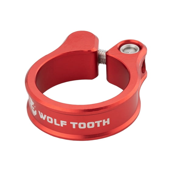 Wolf Tooth Seatpost Clamp - 39.7mm, Red