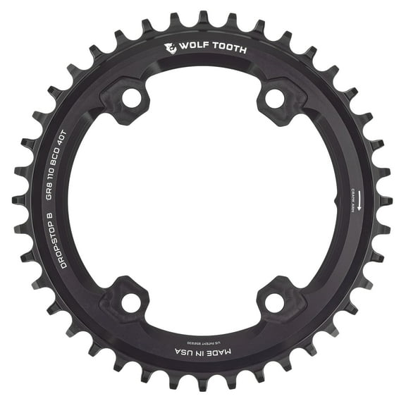 Wolf Tooth Shimano 110 Asymmetric BCD Chainring - 40t 110 Asymmetric BCD