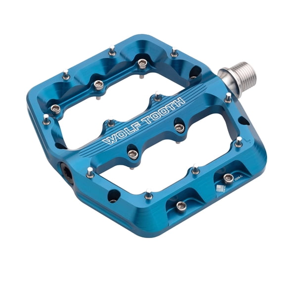 Wolf Tooth Waveform Aluminum Pedals Small Blue