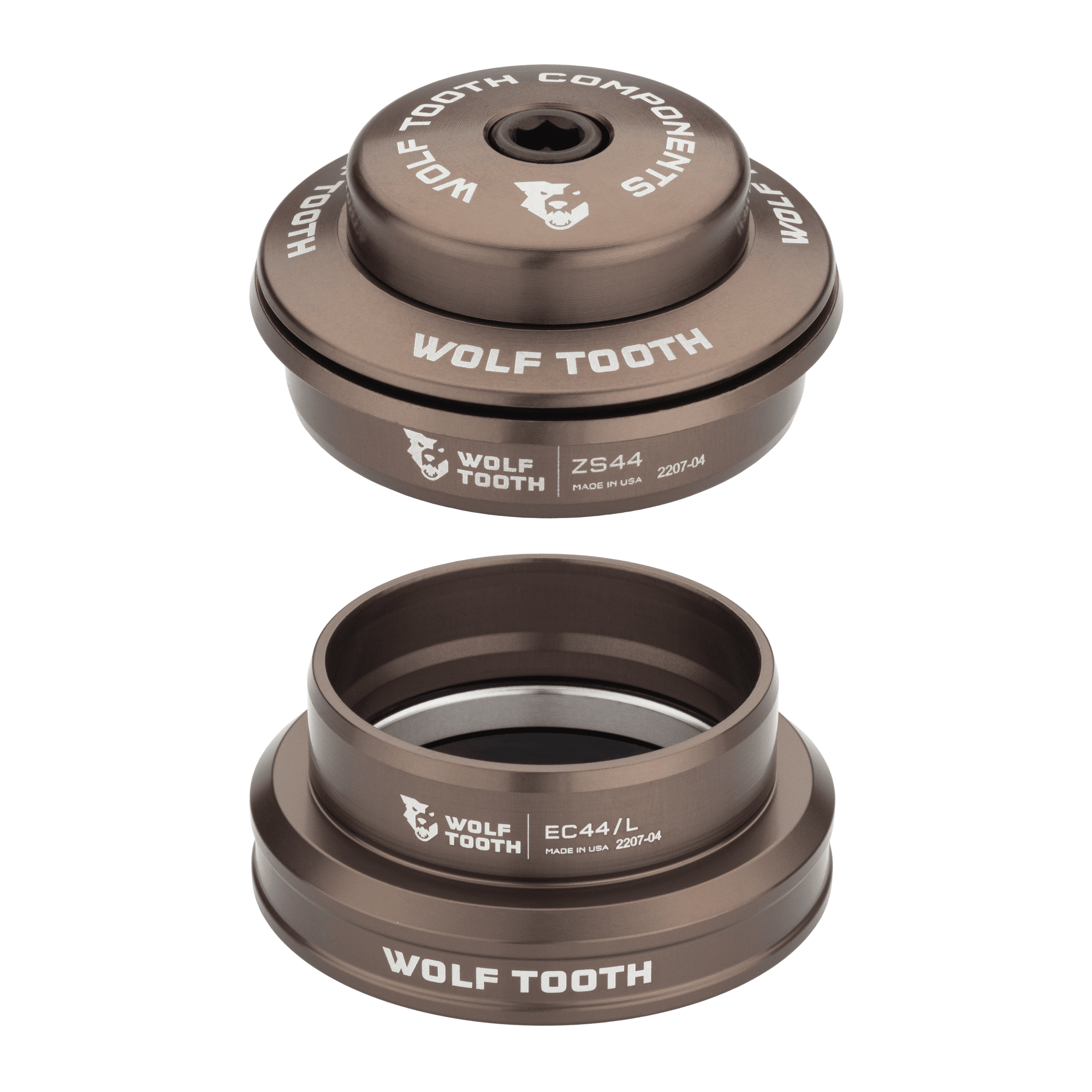 Wolf Tooth Wolf Tooth Premium Headsets - Espresso Upper and Lower